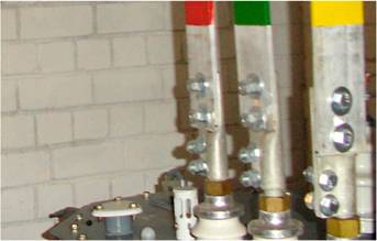 Соединение трансформатора с ошиновкой