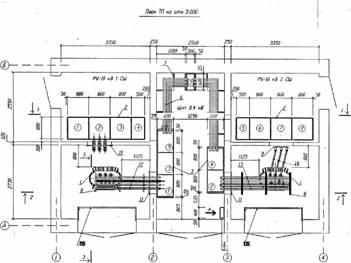 монтажа оборудования и его ошиновки