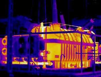 Тепловизионное обследование трансформатора