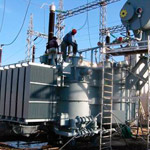 монтаж силового трансформатора