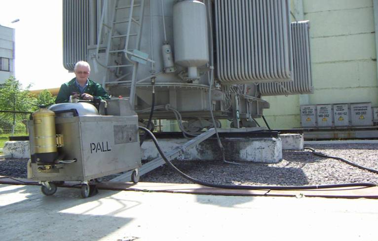 очистка масла на ТЭЦ-27