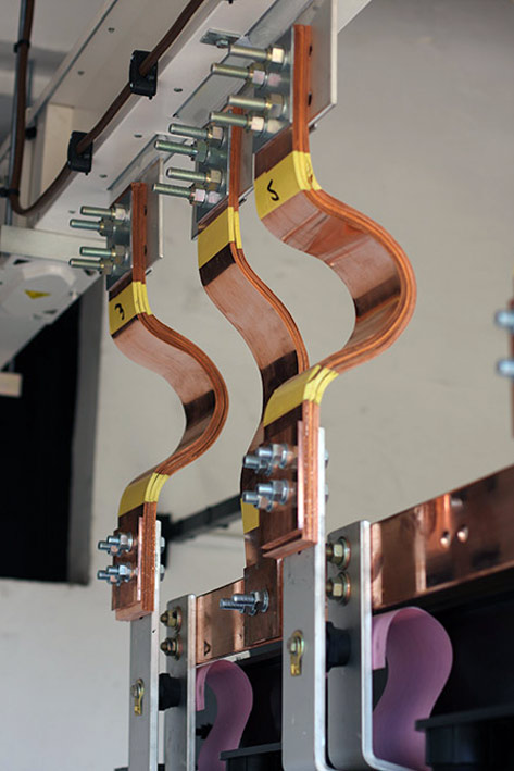 Соединения трансформатора с шинами CANALIS