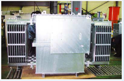 трансформатор с гальванизированным корпусом