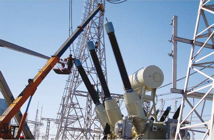 Сборка автотрансформатора мощностью 250 МВА в России