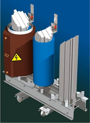 Процесс капсулирования обмоток