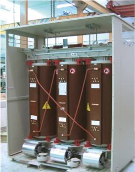 сухой трансформатор с вентиляторами охлаждения