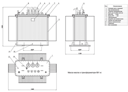 ТМГ-ATEF габариты
