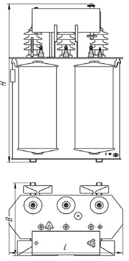 габариты трансформаторов ТМЖ