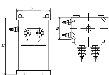 габаритные размеры ОМ, ОМП