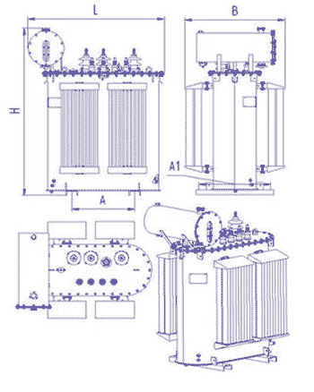 Габаритные размеры ТМ