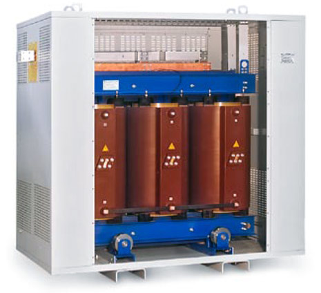 ТЛСЗ сухой трансформатор в кожухе