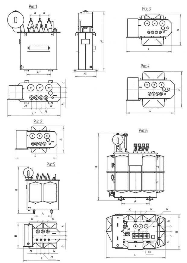 ТМ 2500/10 габариты