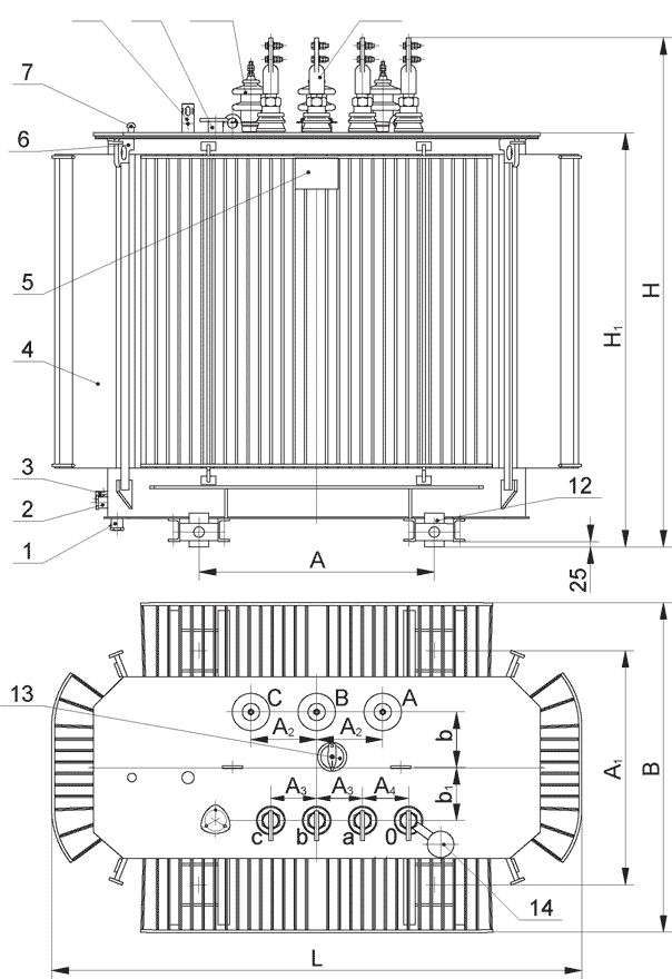 ТМГ11 1600 кВ*А