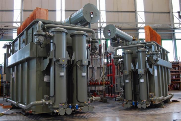 Трехфазный трансформатор для печи 120 МВА