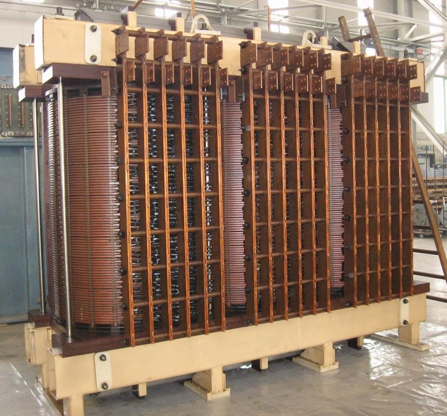 Перемотка трехфазного трансформатора для печи