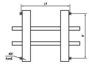 Вид D для трансформаторов ТСН-160-1600 кВА
