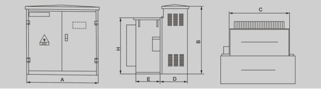 Габариты трансформатора